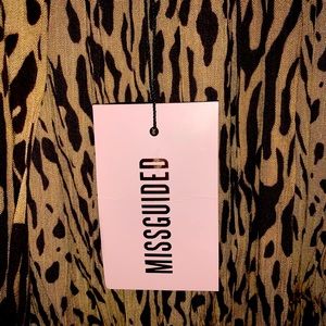 Trendy print long flare sleeve romper